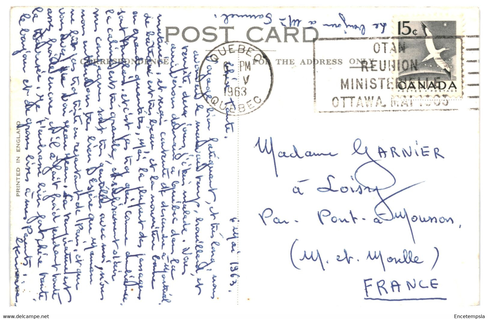 CPM - Carte Postale  Canada- Cunard Carmania 1963 VM37282 - Québec - Beauport