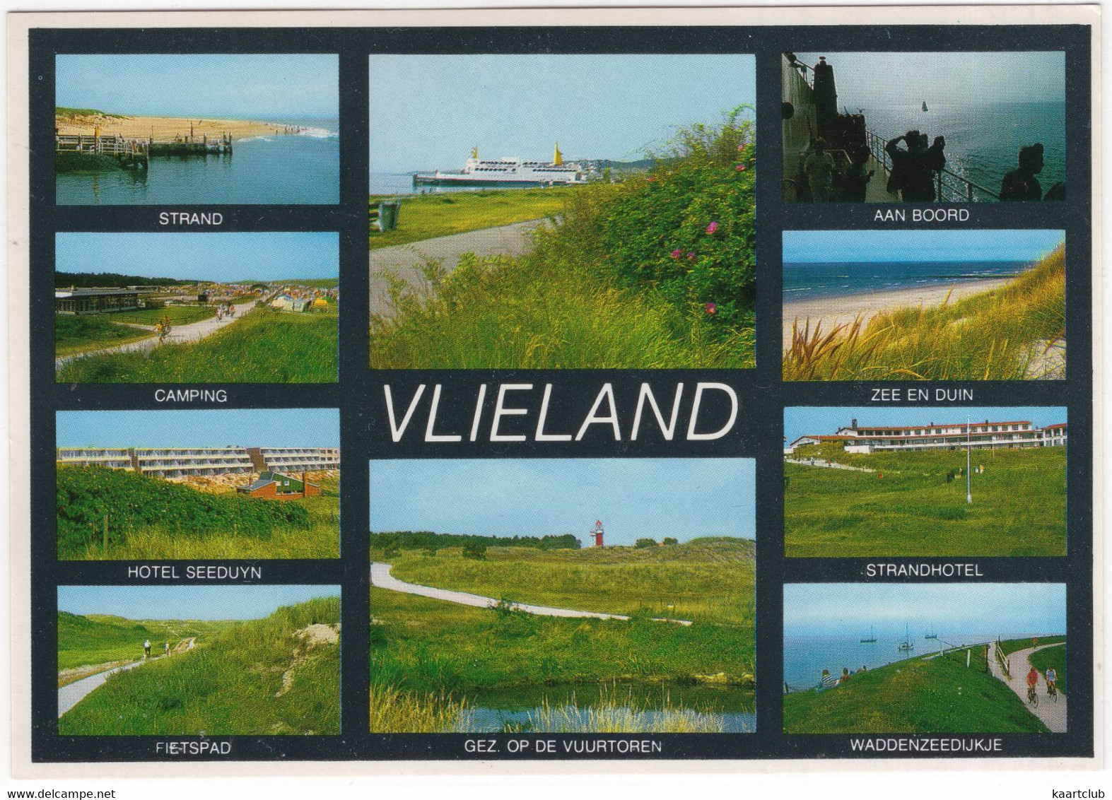 Vlieland: Camping, Hotel Seeduyn, Strandhotel, Aan Boord, Waddenzeedijkje Etc. - (Nederland/Holland) - VLD 33 - Vlieland