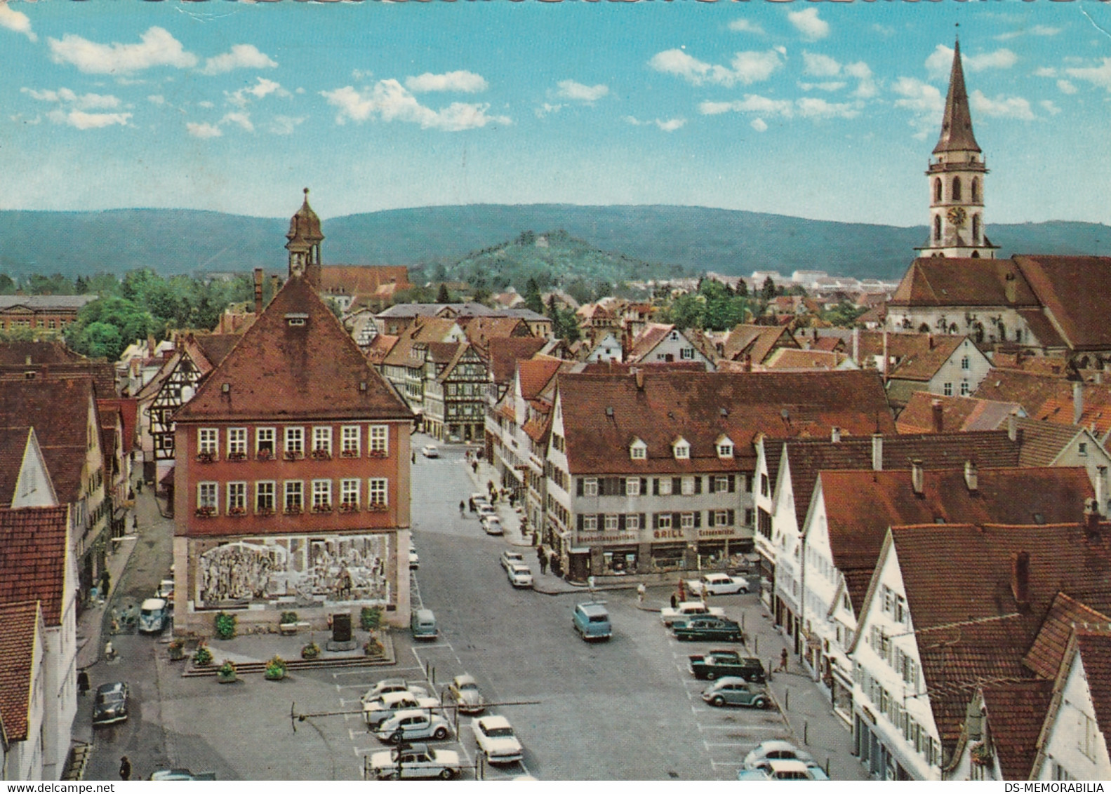 Schorndorf - Marktplatz Und Rathaus 1967 - Schorndorf