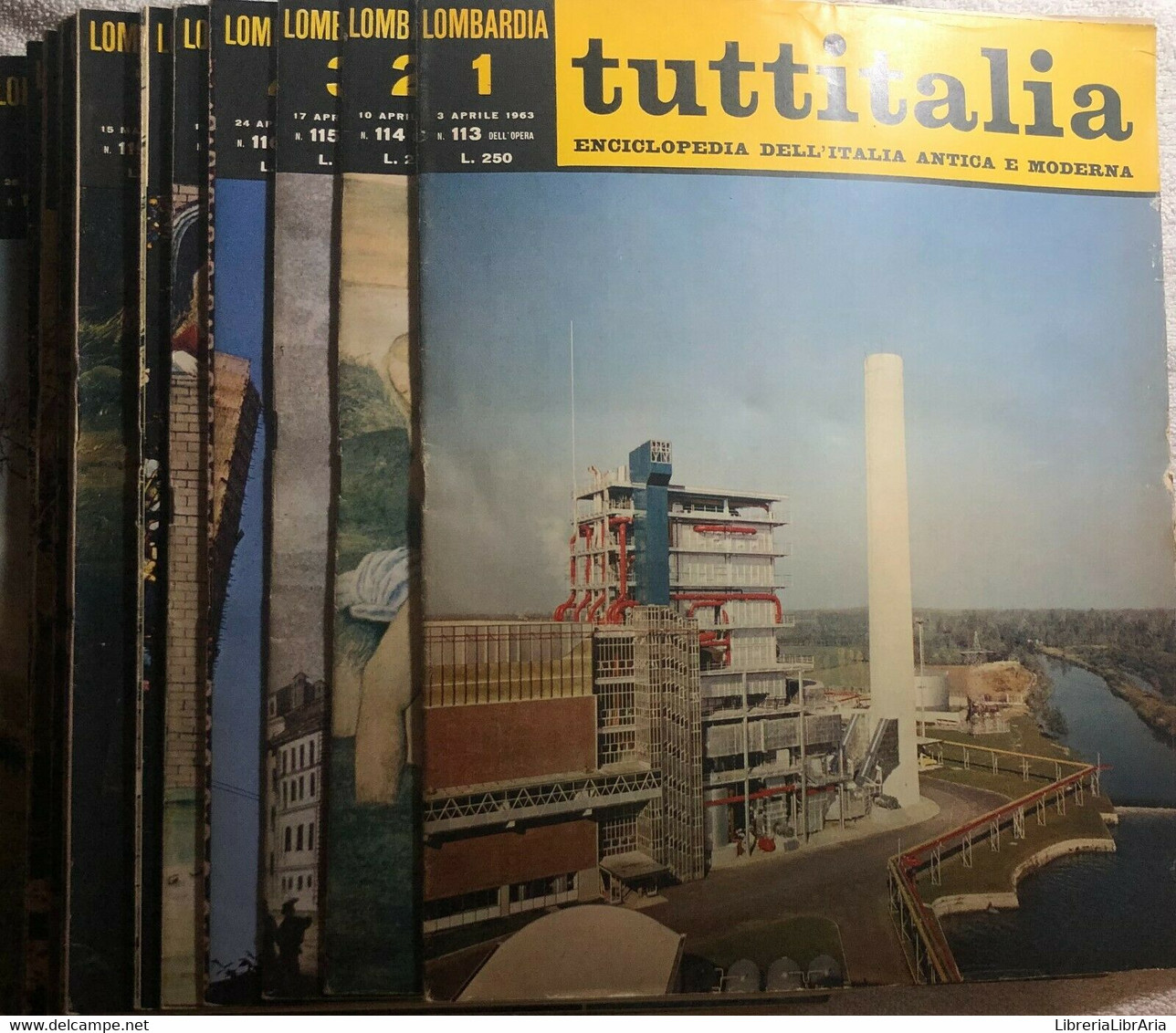 Tuttitalia Enciclopedia Dell’Italia Antica E Moderna Voll.1-24 LOMBARDIA Di Aa.v - Encyclopedias