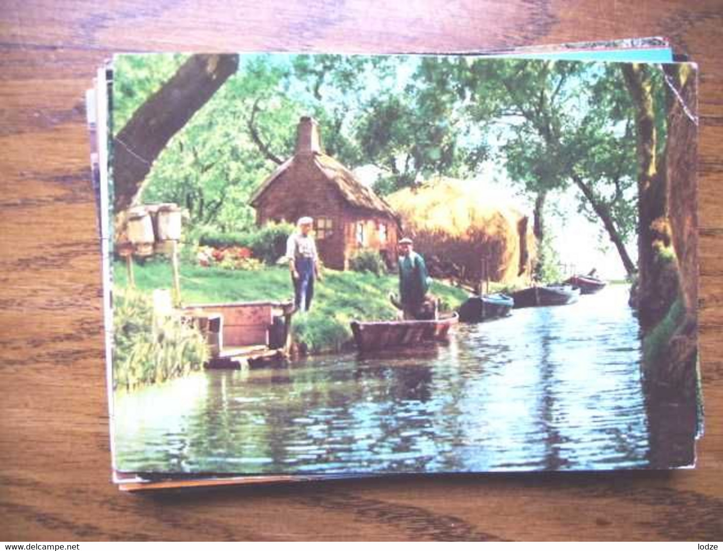 Nederland Holland Pays Bas Giethoorn Met 2 Boeren - Giethoorn