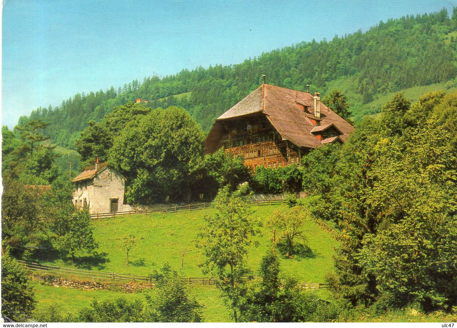 - ROSSINIERE (Canton De Vaud) - Le Grand Chalet - Scan Verso - - Rossinière