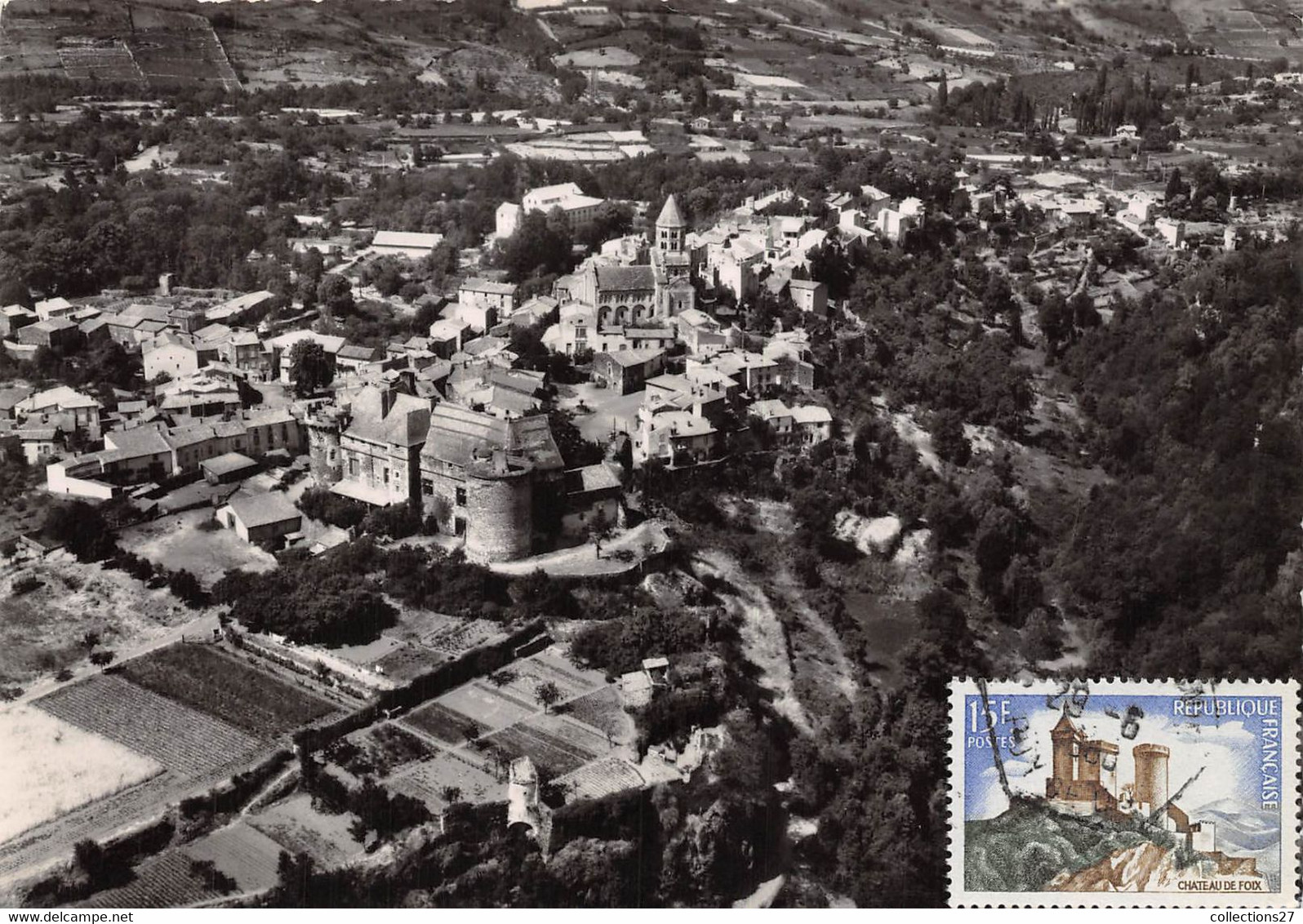 63-SAINT-SATURNIN-VUE GENERALE AERIENNE - Vic Le Comte