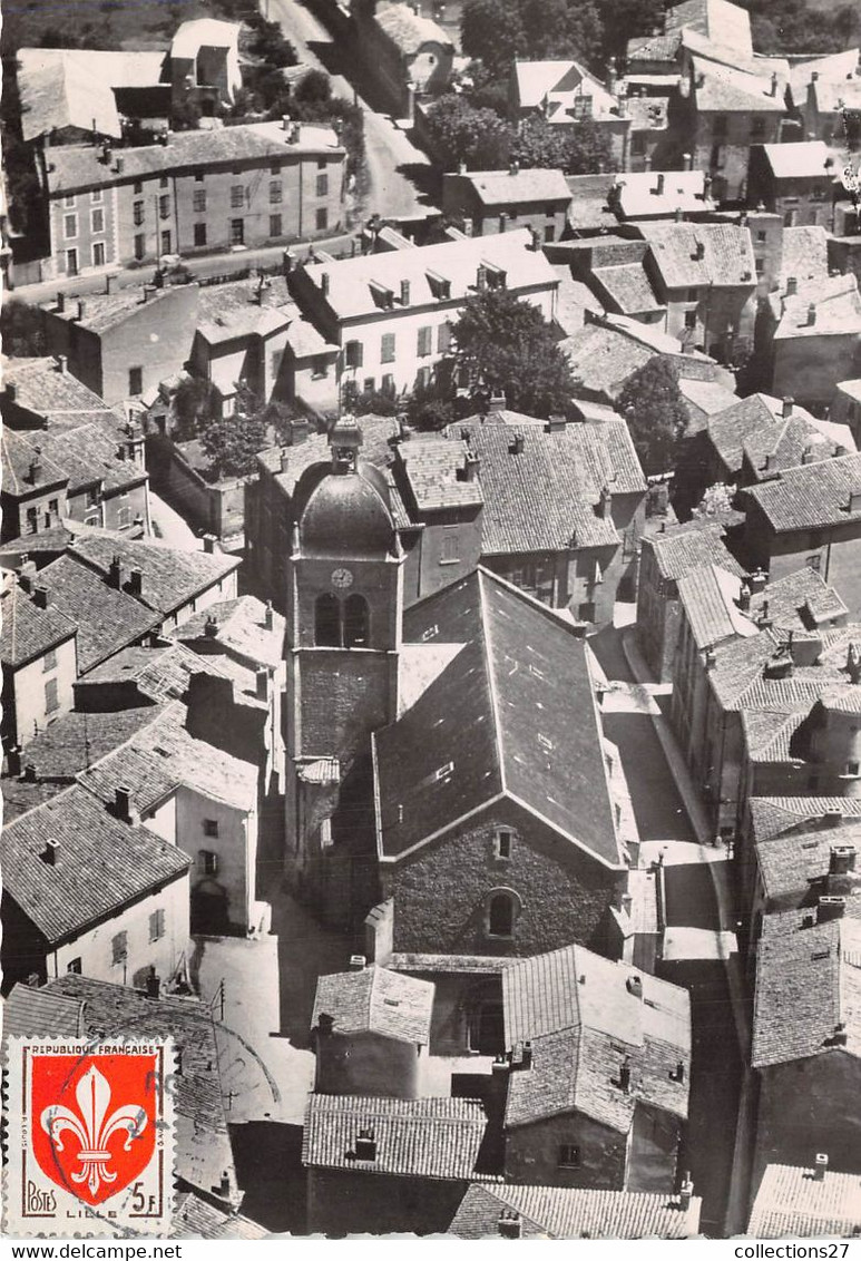 63-SAINT-GERMAIN-LEMBRON-VUE AERIENNE L'EGLISE - Saint Germain Lembron