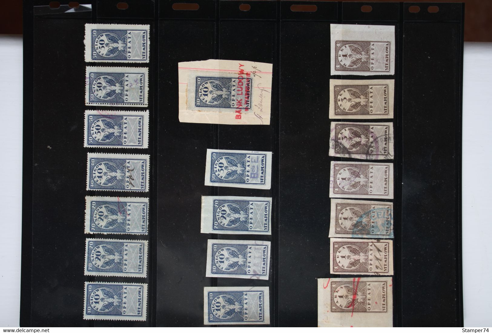 1920 Poland Revenue Stamps - Fiscaux