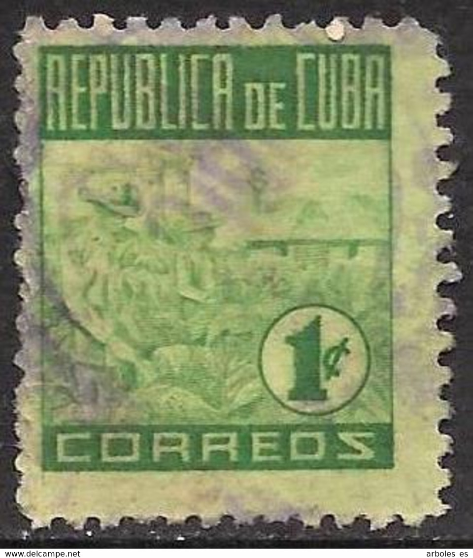 Cuba - Industria Tabaco - Año1948 - Catalogo Yvert N.º 0314 - Usado - - Oblitérés