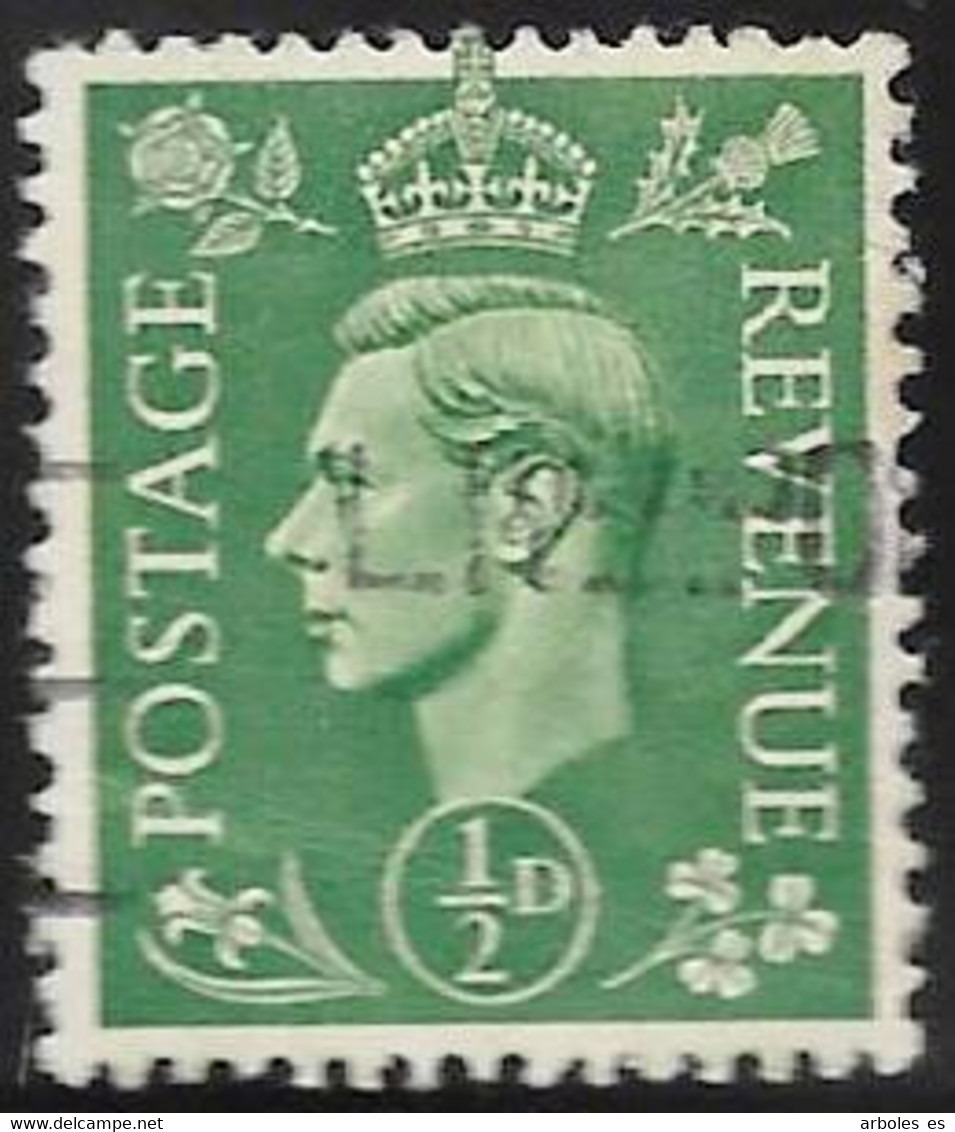 Gran Bretaña - Serie Básica - Año1937 - Catalogo Yvert N.º 0209 - Usado - - Used Stamps