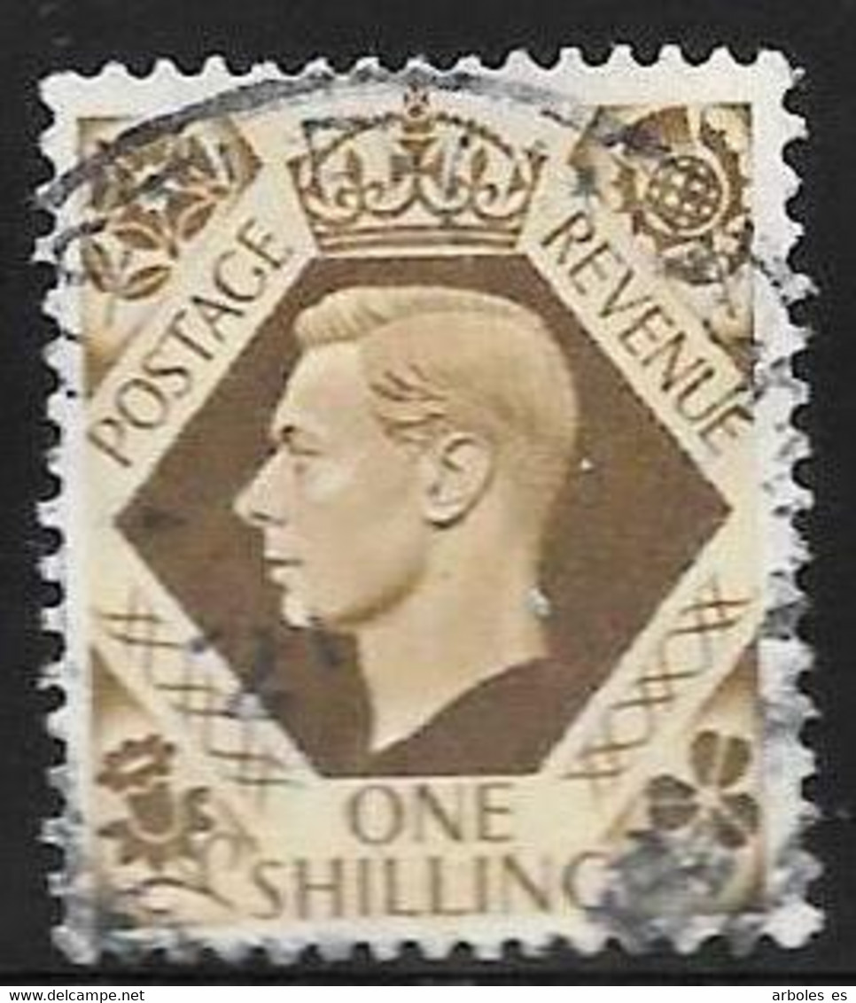 Gran Bretaña - Serie Básica - Año1937 - Catalogo Yvert N.º 0222 - Usado - - Used Stamps