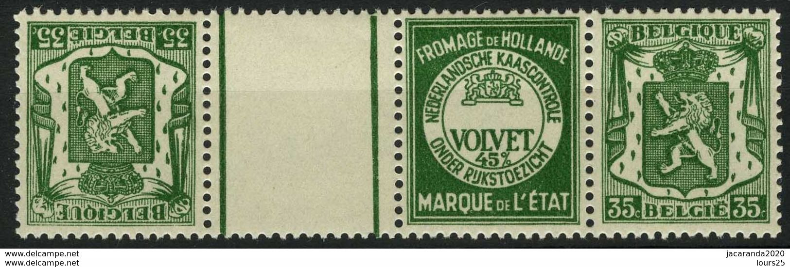 EVBB - Belgique - België - Belgien - Belgium - COB - OBP - PUc 94A + 94B - ** MNH - Pub Pour Fromage Volvet (Fr) - Autres & Non Classés