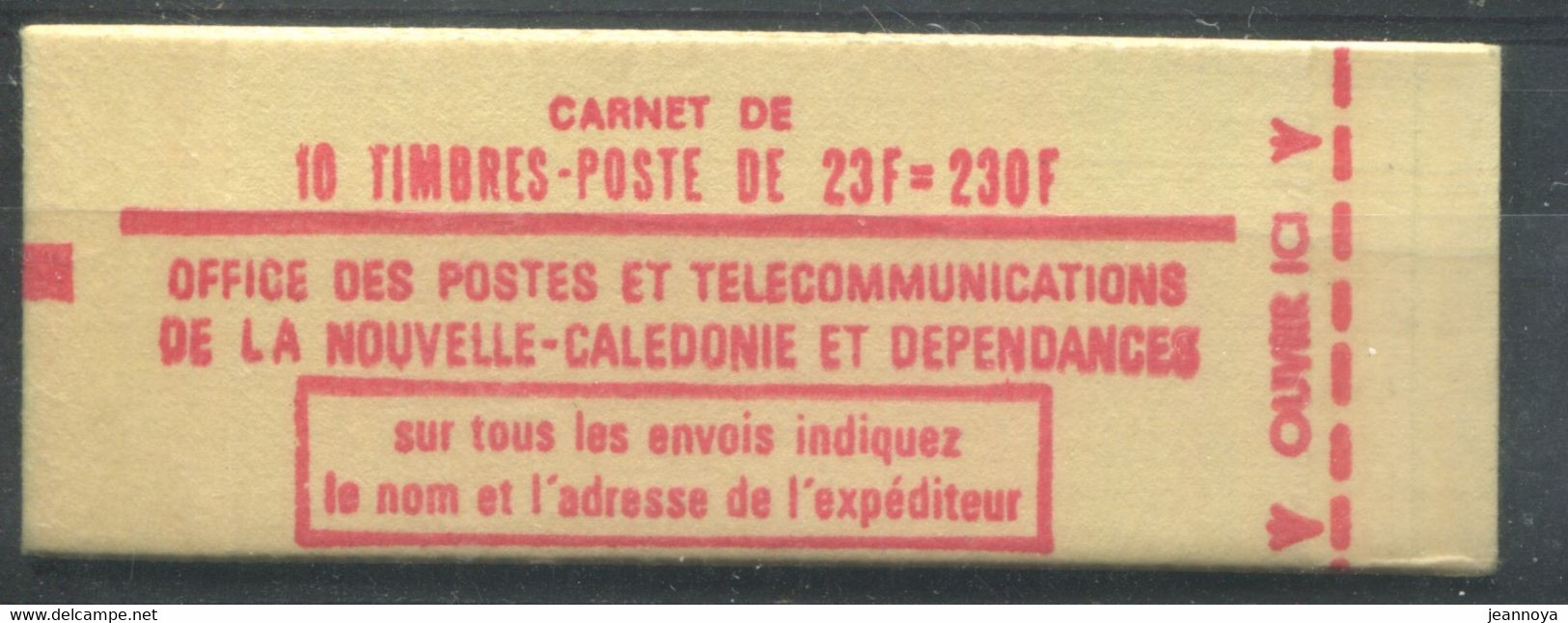 NOUVELLE CALEDONIE - CARNET PA N° C139 * * - CONCORDE DE 1973 - LUXE & RARE - DERNIÈRE PIÈCE . - Libretti