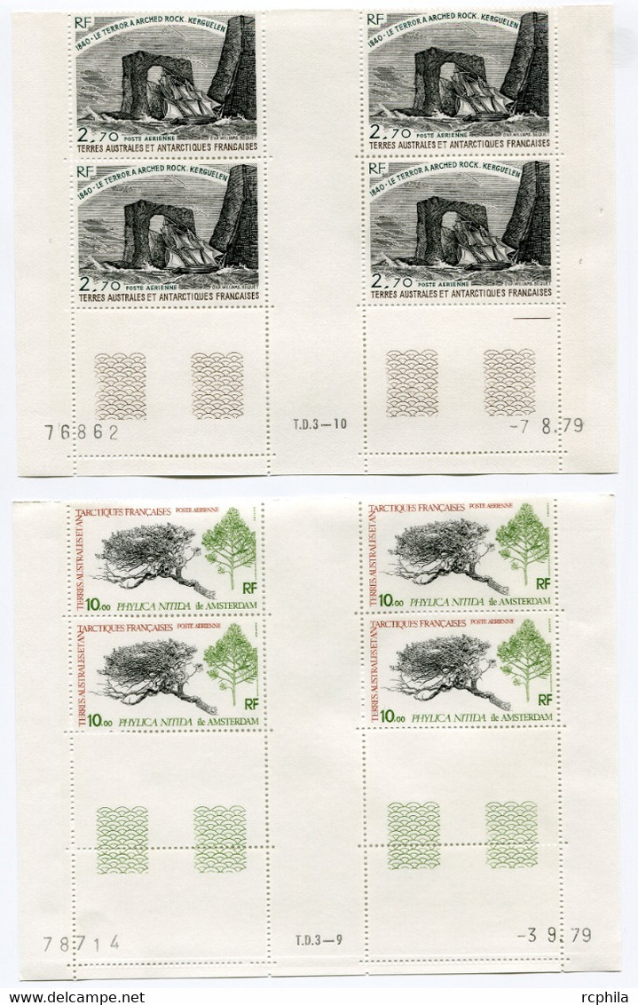 RC 21269 TAAF COTE 32€ PA N° 59 / 60 - 2 COINS DATÉS POSTE AERIENNE NEUF ** MNH - Poste Aérienne