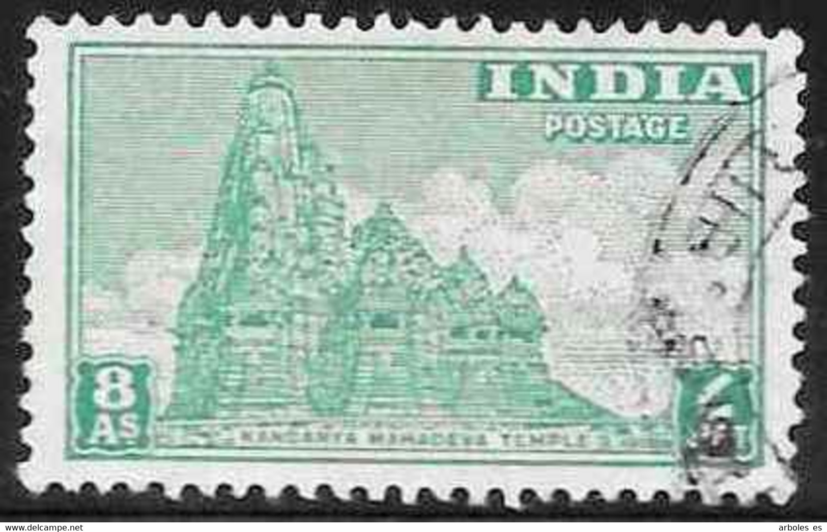 India - Serie Básica - Año1949 - Catalogo Yvert N.º 0016 - Usado - - Gebraucht