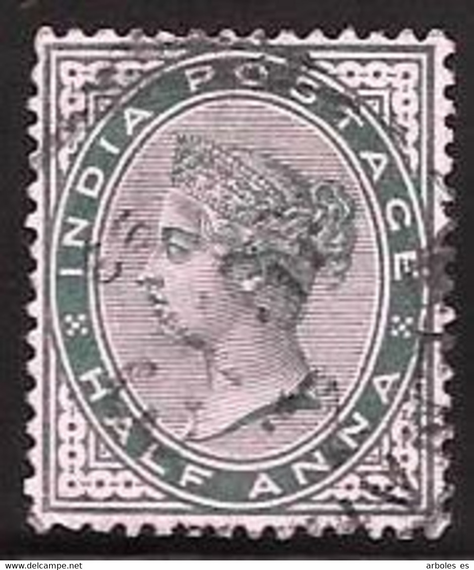 India - Inglesa - Leyenda India Postage - Año1882 - Catalogo Yvert N.º 0033 - Usado - - 1854 Compagnie Des Indes