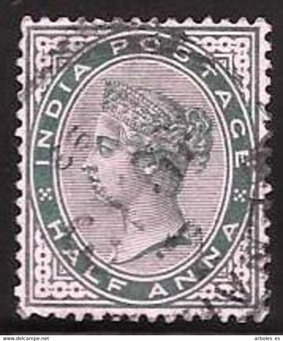 India - Inglesa - Leyenda India Postage - Año1882 - Catalogo Yvert N.º 0033 - Usado - - 1854 East India Company Administration