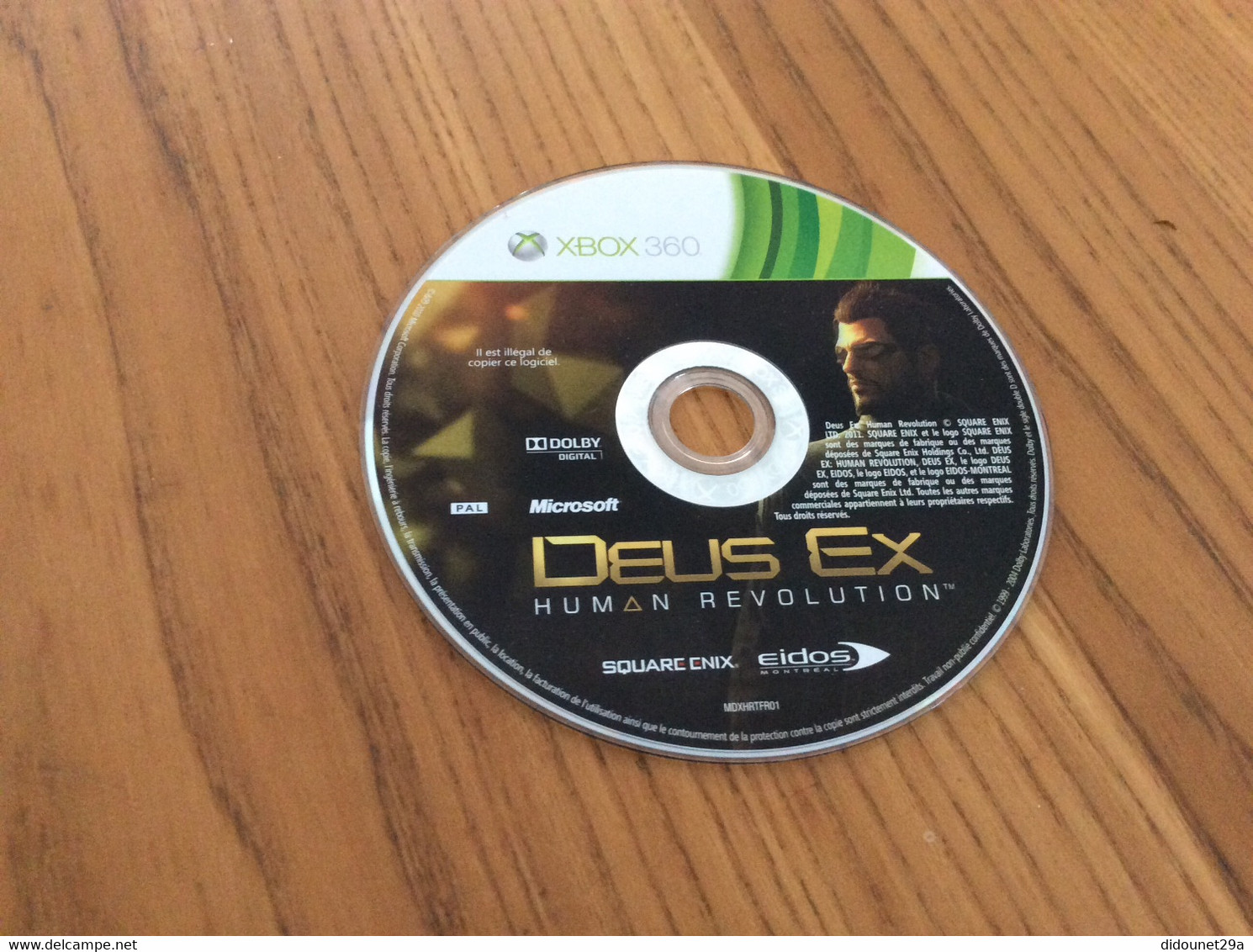 Jeu Vidéo XBOX 360 « DEUS EX HUMAN REVOLUTION » - Xbox 360