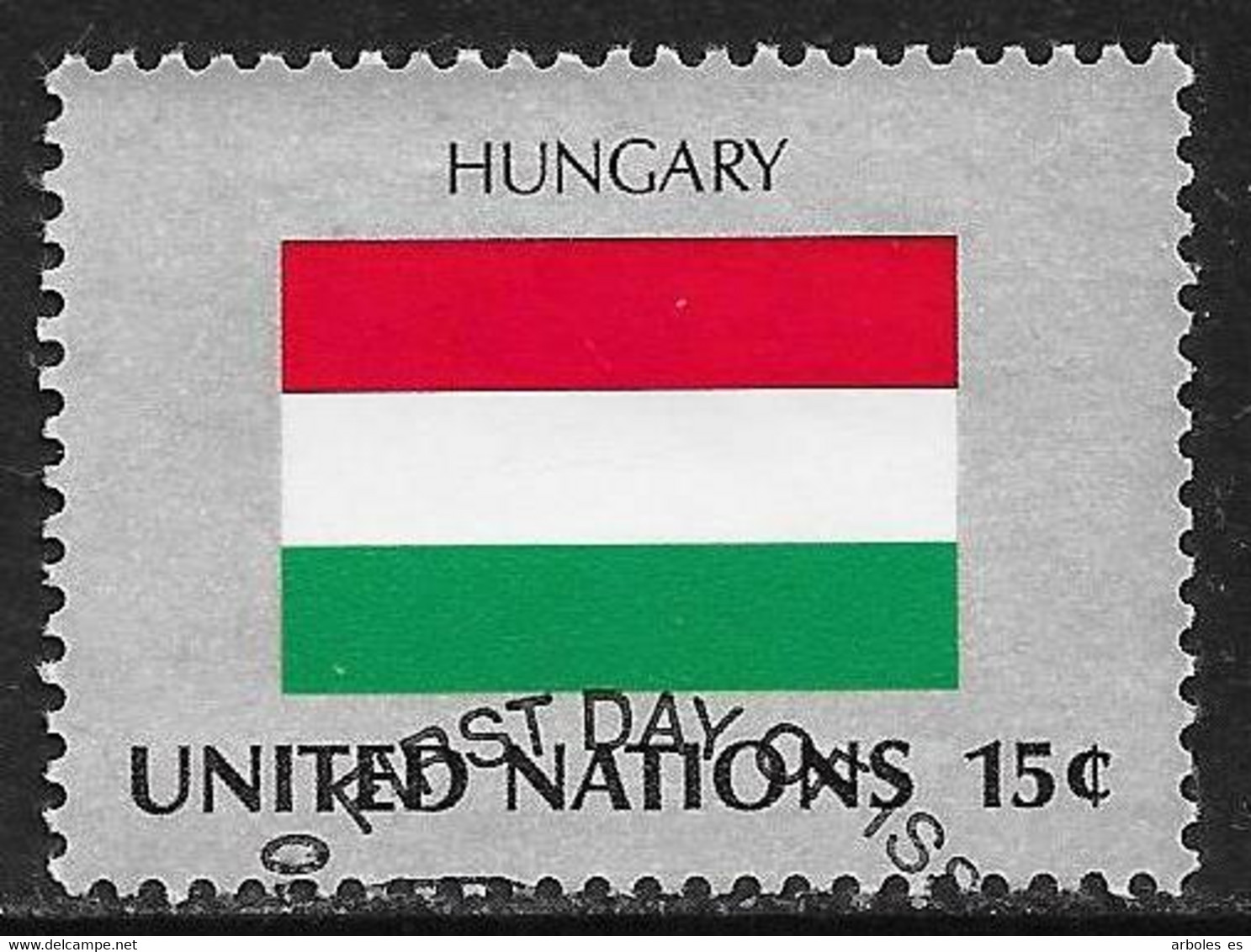 Naciones Unidas - New York - Banderas - Año1980 - Catalogo Yvert N.º 0331 - Usado - - Oblitérés