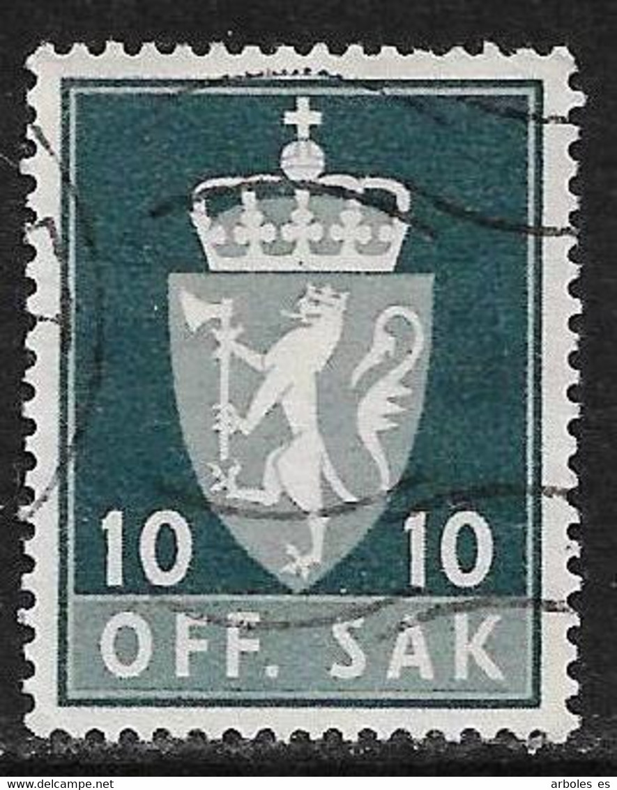 Noruega - Sellos De Servicios - Año1955 - Catalogo Yvert N.º 0068 - Usado - Servicios - Usados