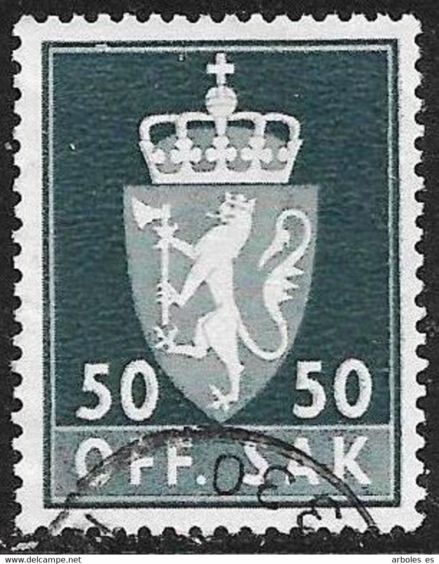 Noruega - Sellos De Servicios - Año1955 - Catalogo Yvert N.º 0079A - Usado - Servicios - Used Stamps