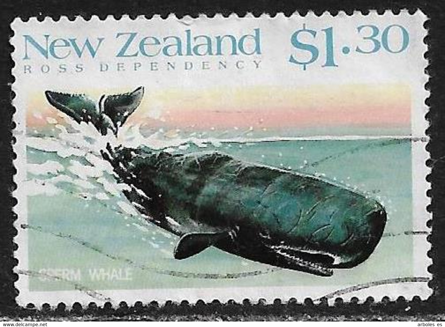 Nueva Zelanda - Ross Dependency - Mamíferos Marinos - Año1988 - Catalogo Yvert N.º 0026 - Usado - - Sonstige & Ohne Zuordnung