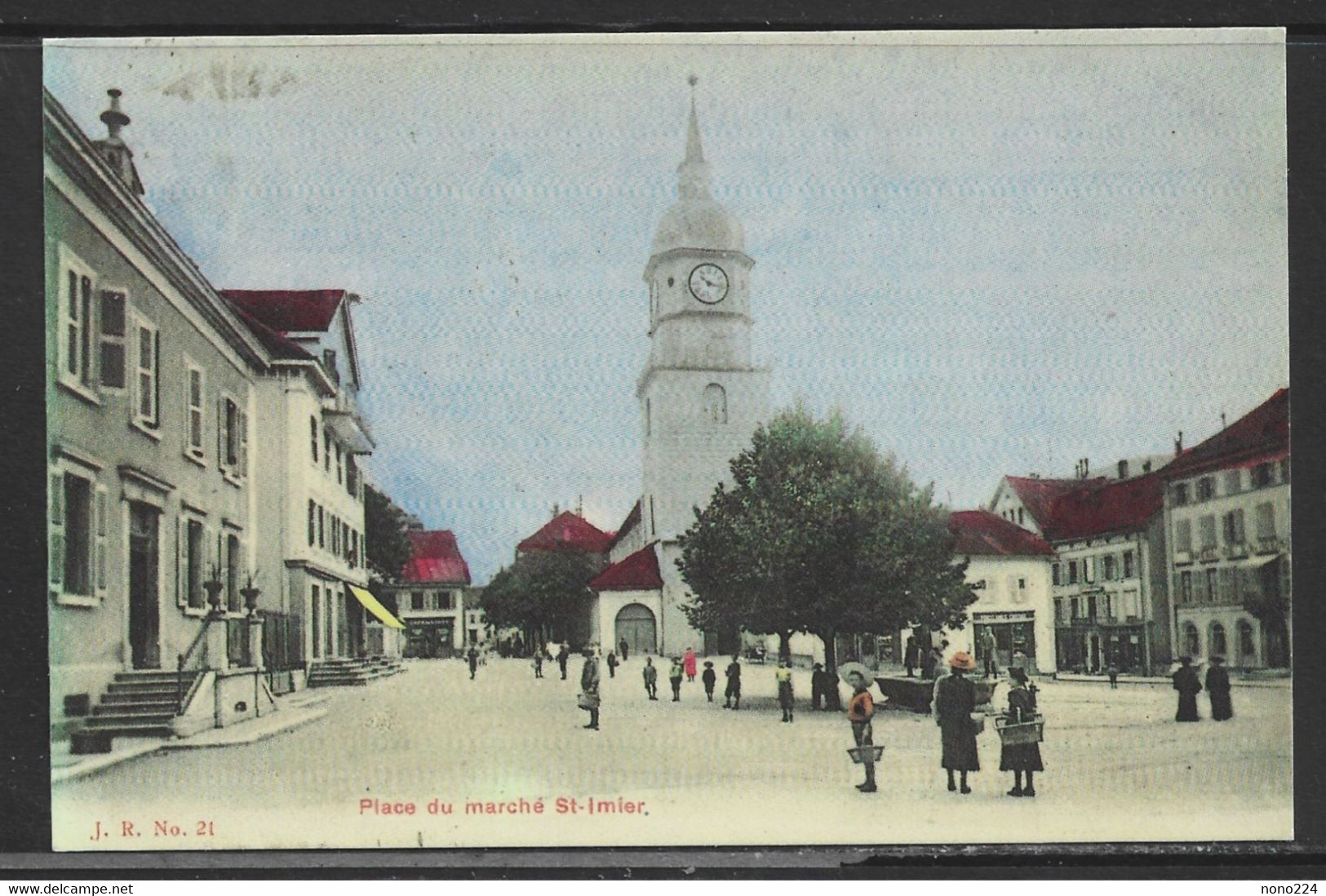 Carte P De 1984 ( Saint-Imier / Place Du Marché ) - Saint-Imier 