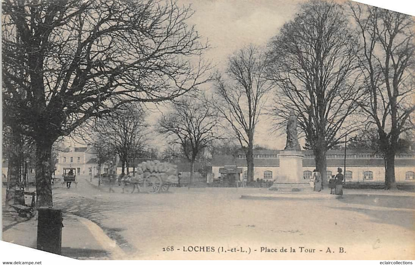 Loches         37       Place De La  Tour  N° 168      (scan) - Loches