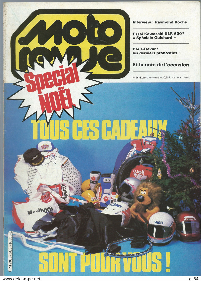 Moto Revue ° 2683   -    27/12/1984   SPECIAL NOEL TOUS CES CADEAUX SONT POUR VOUS   Moto3409 - Motorrad