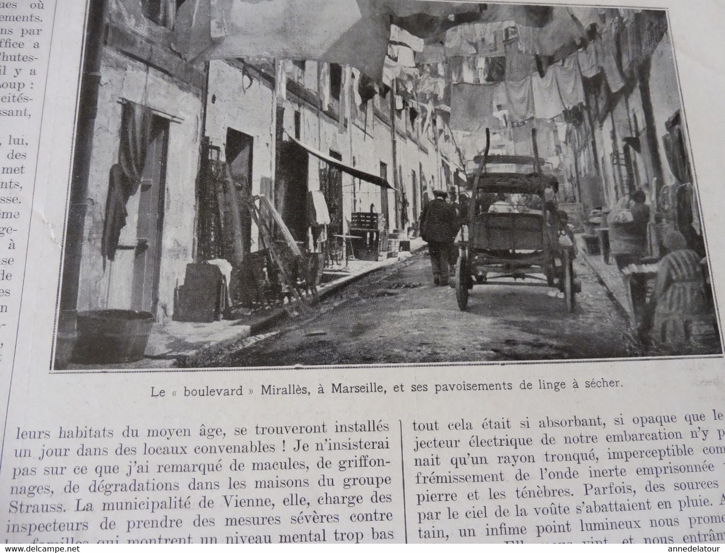 1929 L'ILLUSTRATION :Bouches du Rhône (Marseille,Aix-en-Provence ,etc ;Druides,Bardes,Ovates de Bretagne à Huelgoat ;Etc