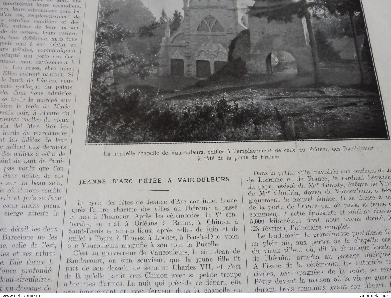 1929 L'ILLUSTRATION :Bouches du Rhône (Marseille,Aix-en-Provence ,etc ;Druides,Bardes,Ovates de Bretagne à Huelgoat ;Etc