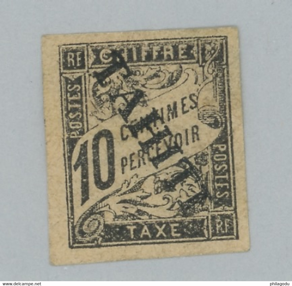 Tahiti 1893, Timbre Taxe, 6*, Cote 530 € - Unused Stamps