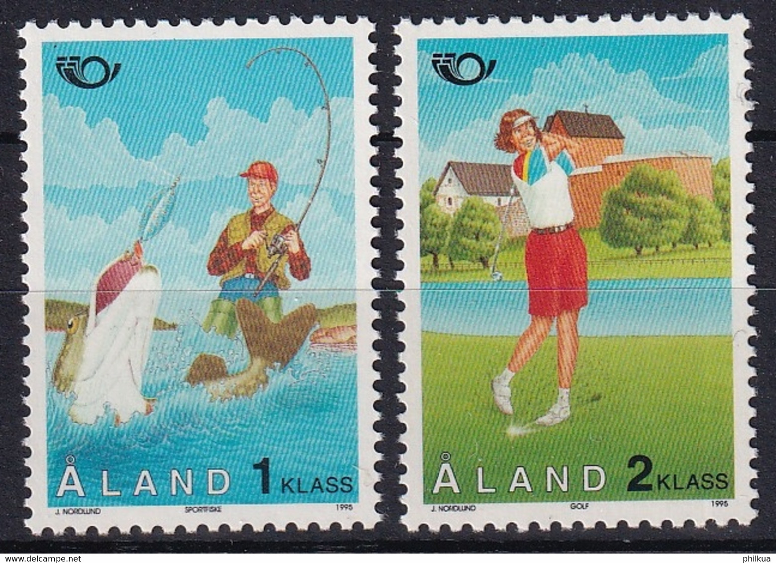 MiNr. 102 - 103  Finnland Alandinseln1995, 12. Mai. NORDEN: Tourismus Postfrisch/**/MNH - Aland