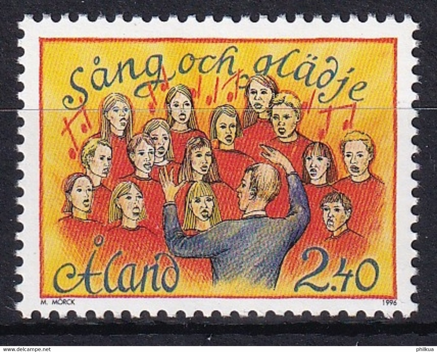 MiNr. 115 Finnland Alandinseln1996, 7. Juni. Finnisch-schwedisches Musik- Und Gesangsfest Postfrisch/**/MNH - Aland