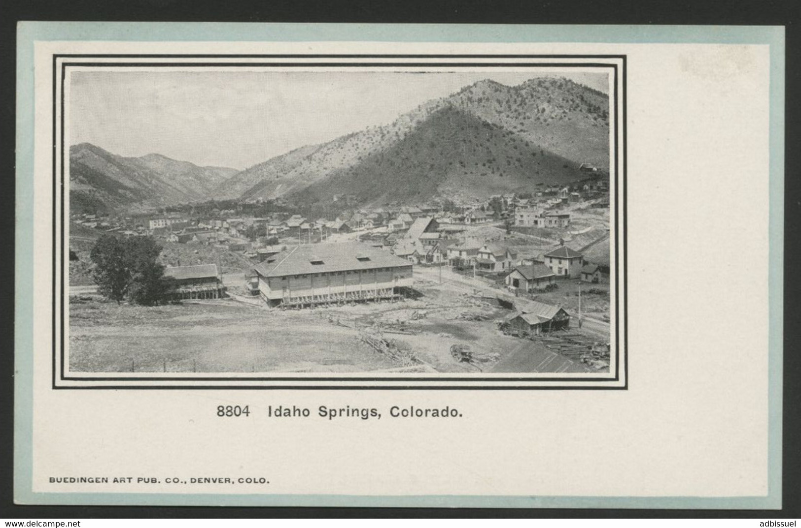 IDAHO SPRINGS COLORADO 8804 Windsor Hotel. Ed. Buedinger Art. Pub. Co. - Otros & Sin Clasificación