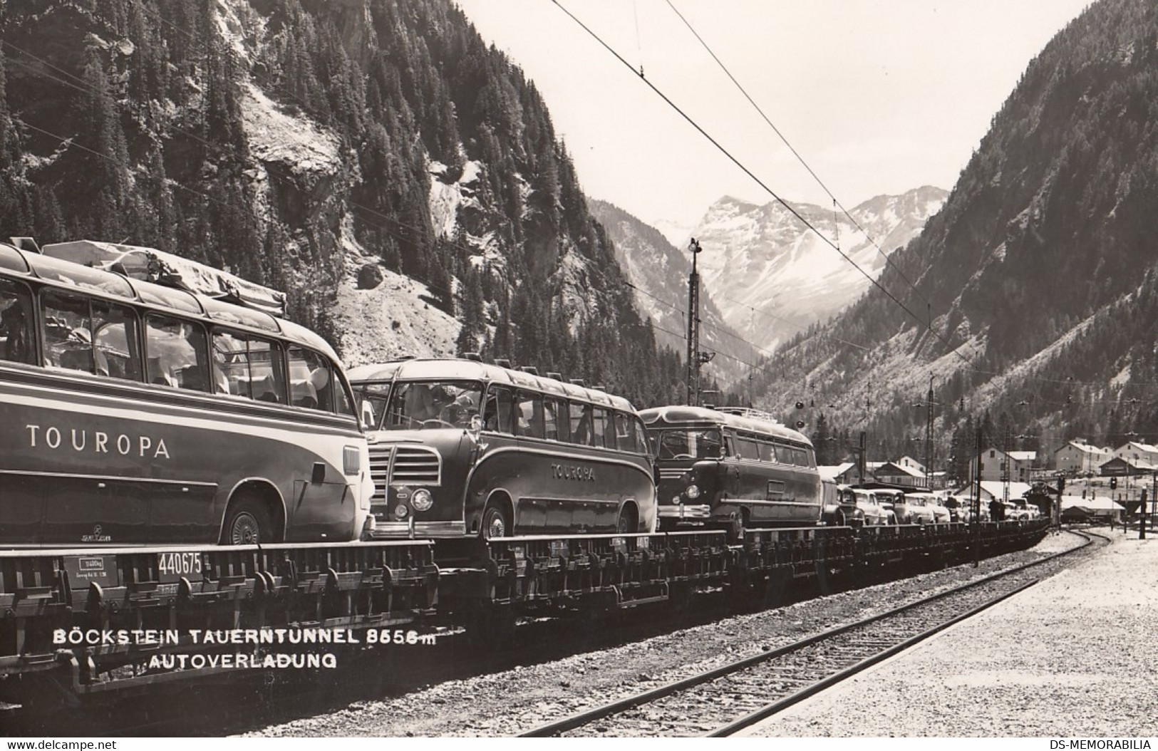 Bockstein - Tauerntunnel , Autoverladung , Bahn Train , Bus - Böckstein