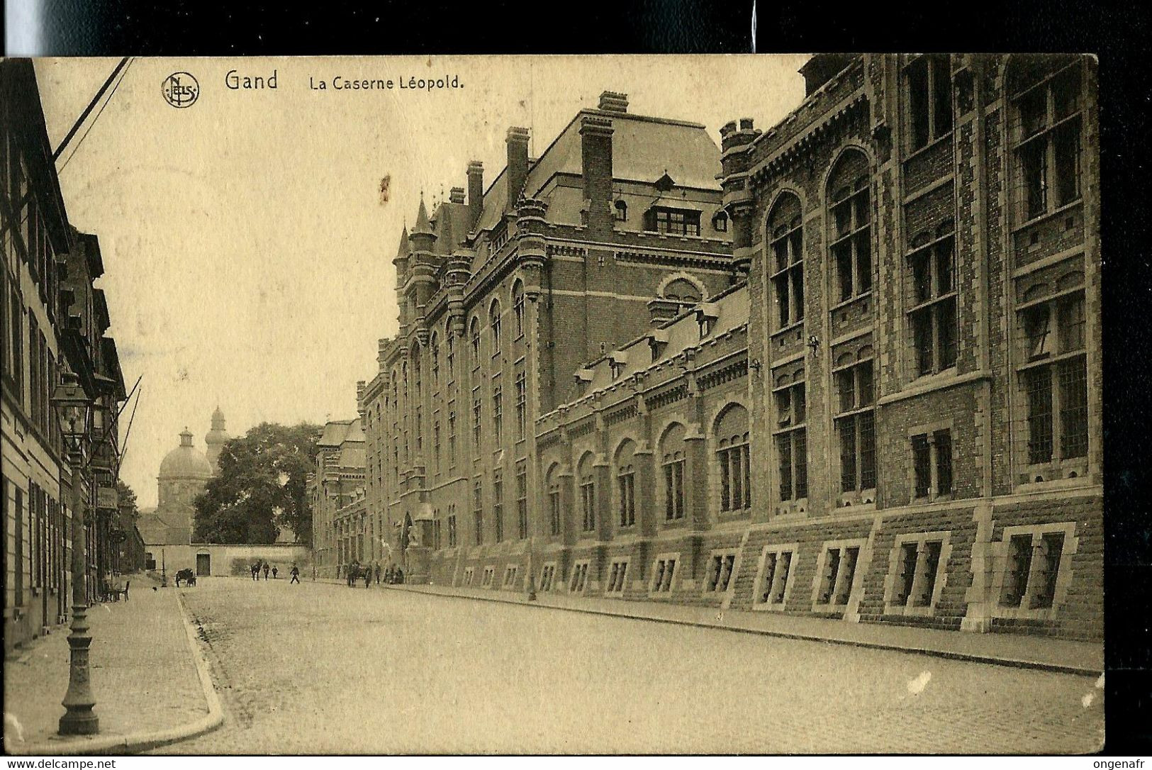 CP ( Gand: La Caserne Léopold) Obl. CHARLEROY (relais) 26/07/19.. ( Fortune)  En Franchise Militaire - Franchise