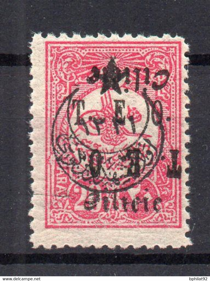 !!! CILICIE, N°67 SURCHARGE DOUBLE DONT UNE RENVERSEE NEUF ** - Unused Stamps