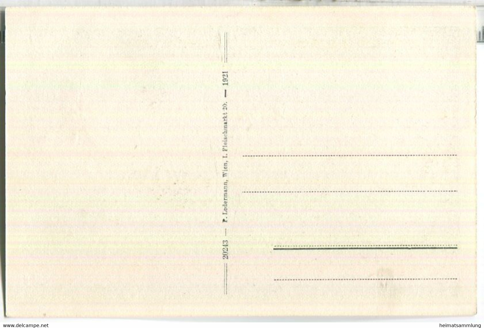 Rax - Reisstal - AK 20er Jahre - Verlag P. Ledermann Wien - Raxgebiet