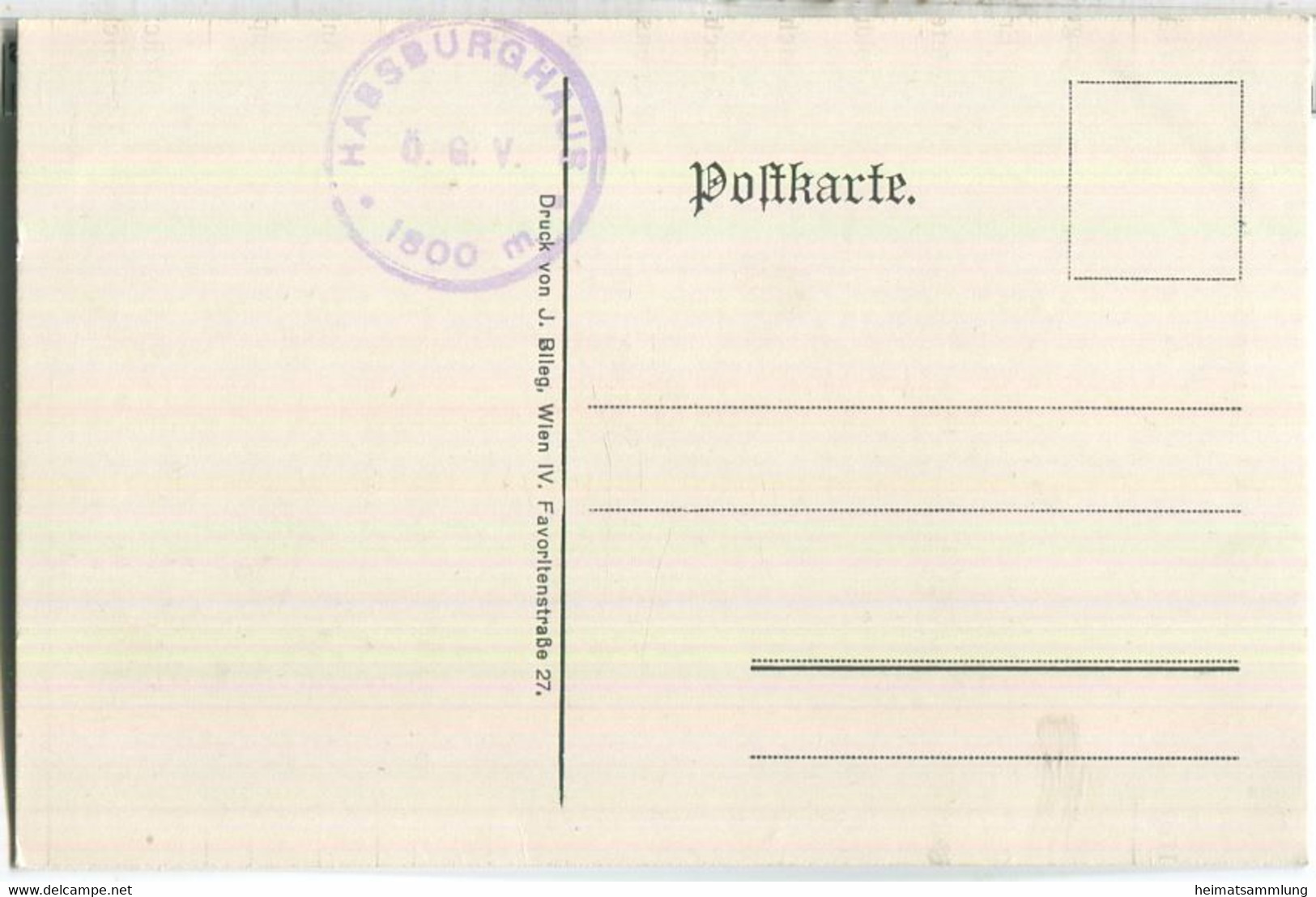 Rax - Habsburghaus - F. Koziol - AK 20er Jahre - Verlag J. Bileg Wien - Raxgebiet