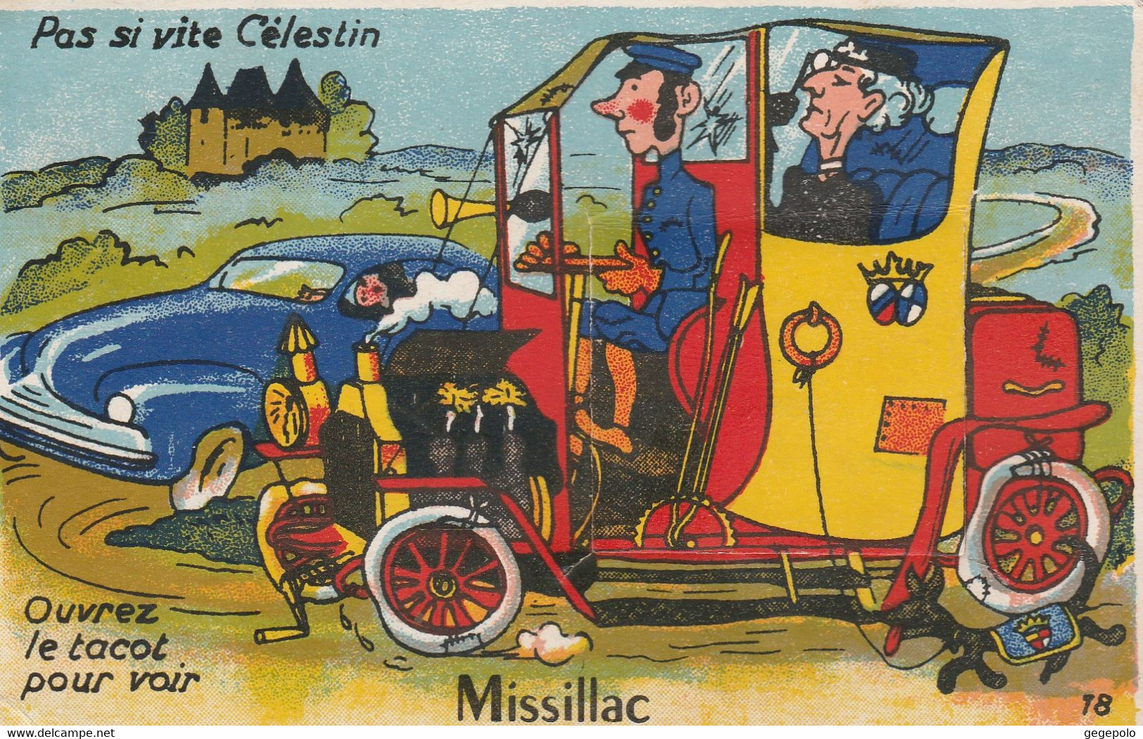 MISSILLAC - Carte à Système ( 10 Minivues Du Château De Bretesche  )    Rare - Missillac