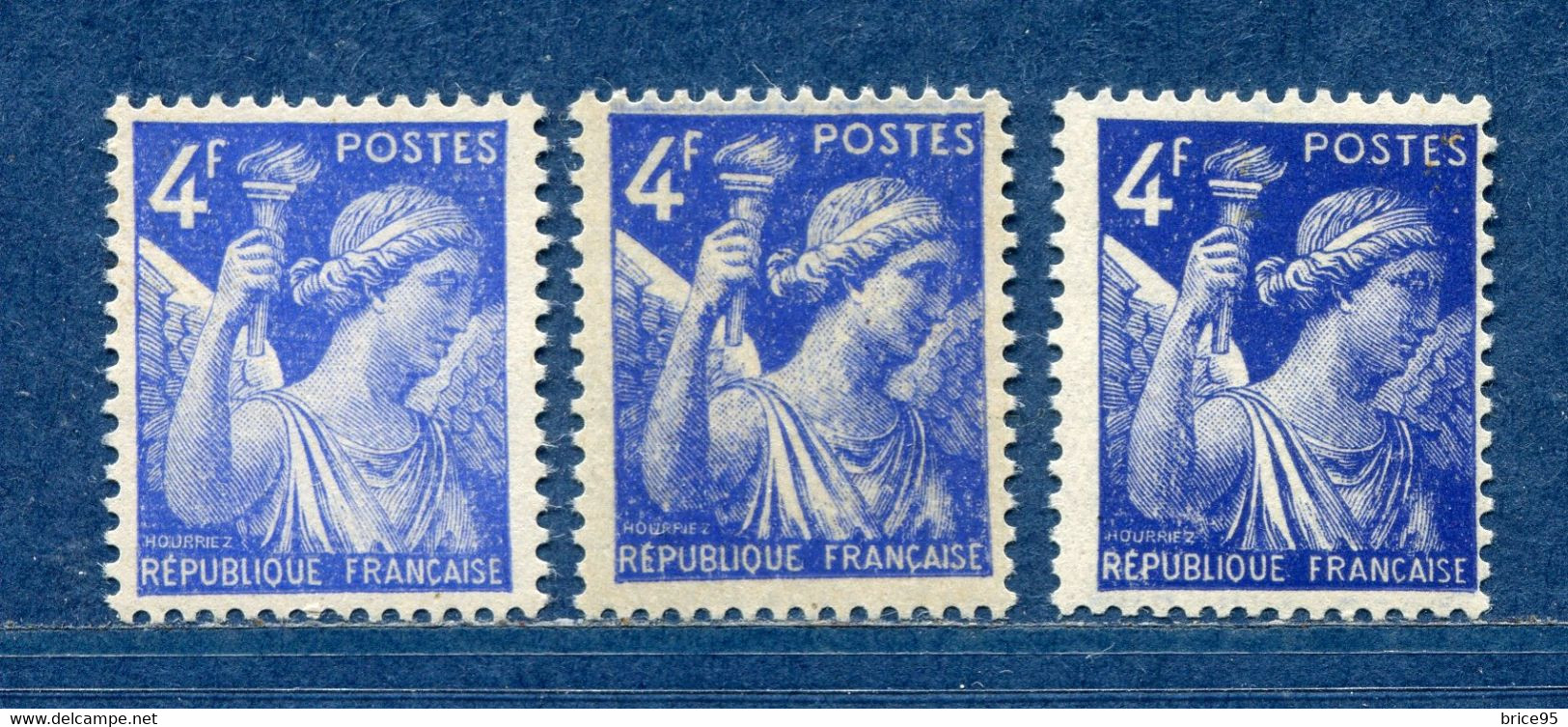 ⭐ France - Variété - YT N° 656 - Couleurs - Pétouilles - Neuf Sans Charnière - 1944 ⭐ - Unused Stamps