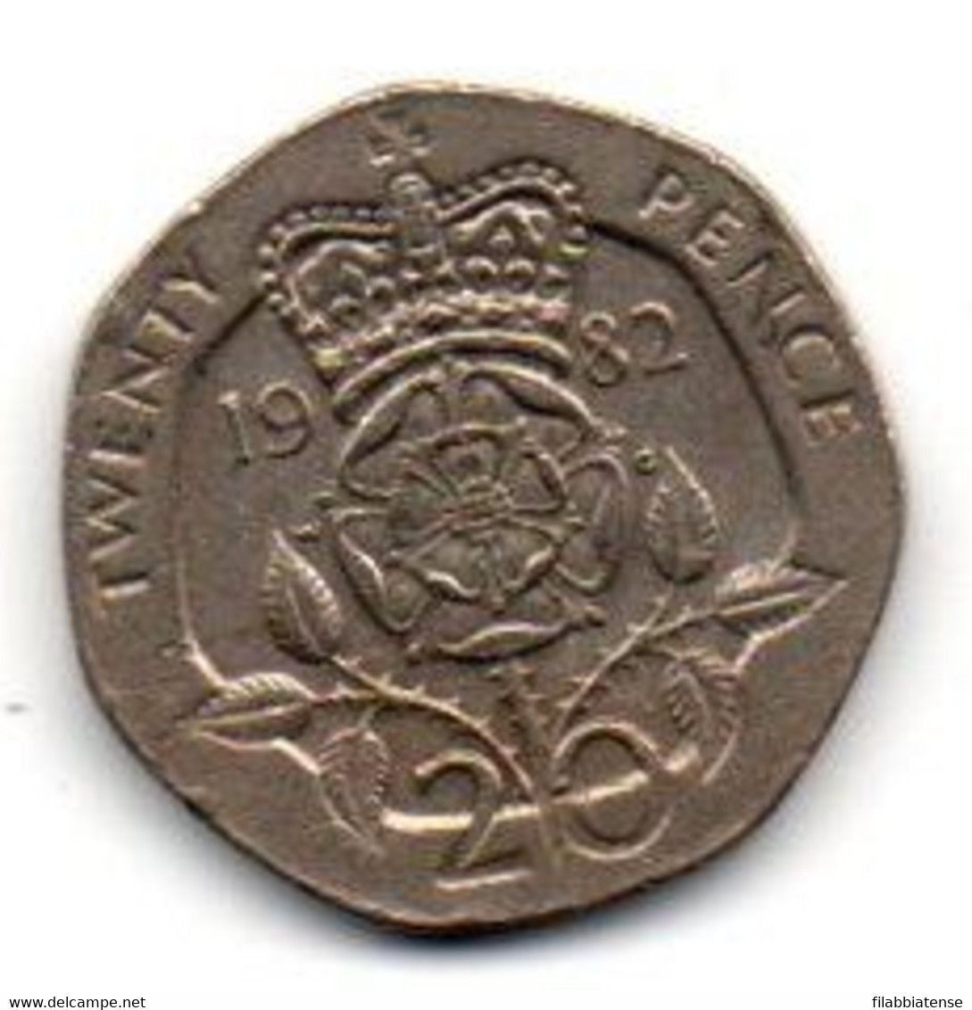 1982 - Gran Bretagna 20 Pence    ---- - 20 Pence