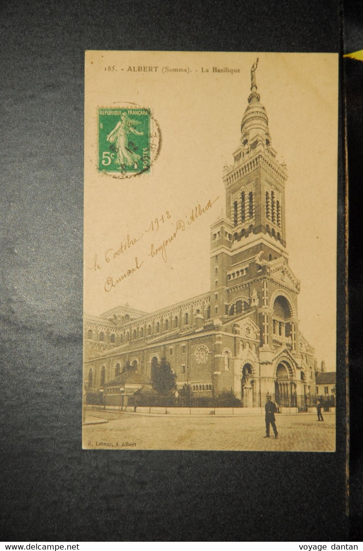 CP, 80, ALBERT , La Basilique - Allaines