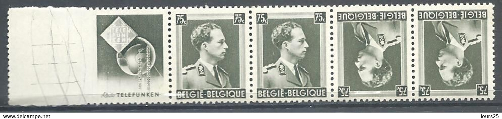 EVBB - Belgique - België - Belgien - Belgium - COB - OBP - PUc 113A - ** MNH - Pub Pour Telefunken - Other & Unclassified