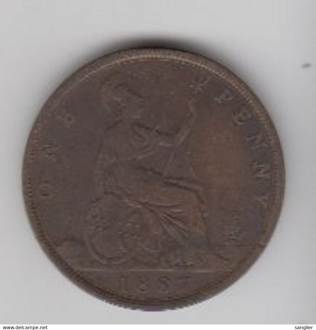 ONE PENNY  1887 - D. 1 Penny
