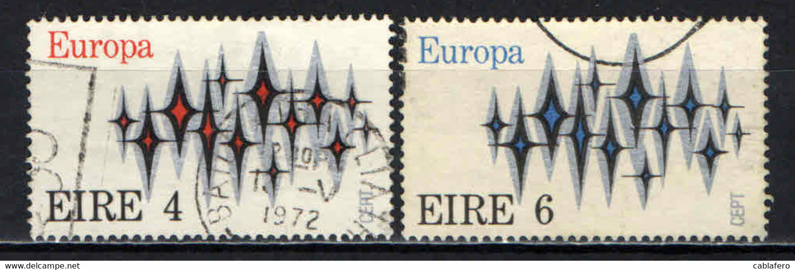 IRLANDA - 1972 - EUROPA UNITA - CEPT - USATI - Gebraucht