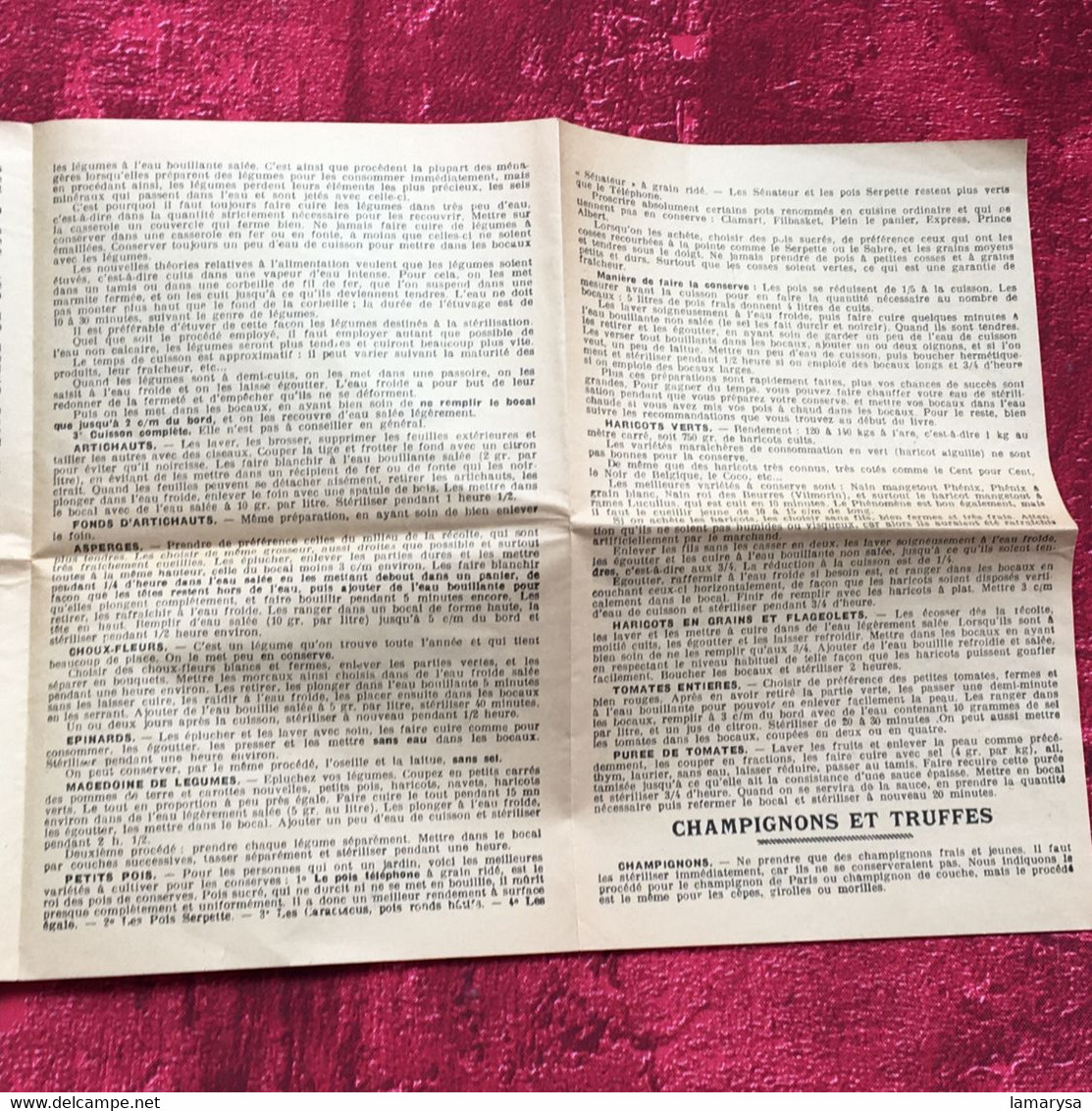 Le Pratique"Conserve-Bocal-Terrine superposable-☛Publicité Vintage-Document commercial dépliant publicitaire Rive de gie