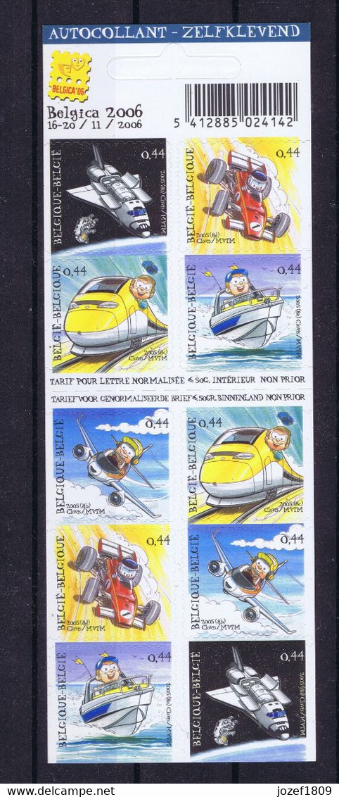 Belgium Space 2005  Belgica 2006 Expo. Youth Philately, 5 Stamps With MMU And Shuttle Discovery Booklet - Sonstige & Ohne Zuordnung