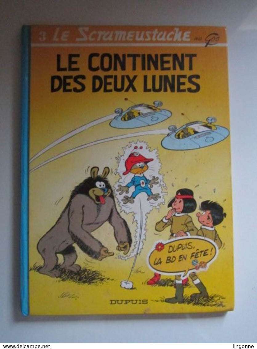 1994 BD N° 3 LE SCRAMEUSTACHE - LE CONTINENT DES DEUX LUNES - DUPUIS - Scrameustache, Le