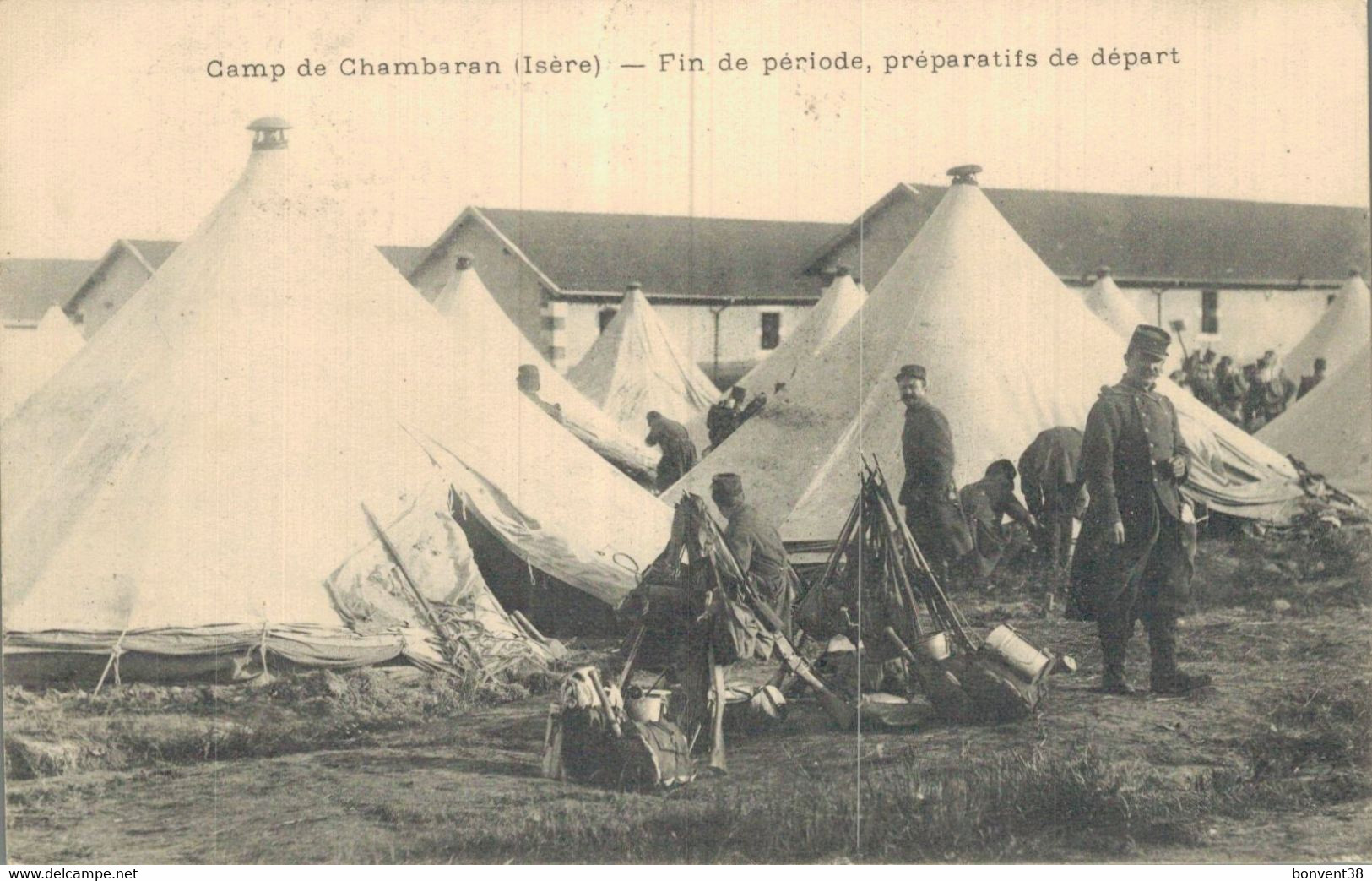 H1009 - Camp De CHAMBARAN - D38 - Fin De Période Préparatifs De Départ - Altri & Non Classificati