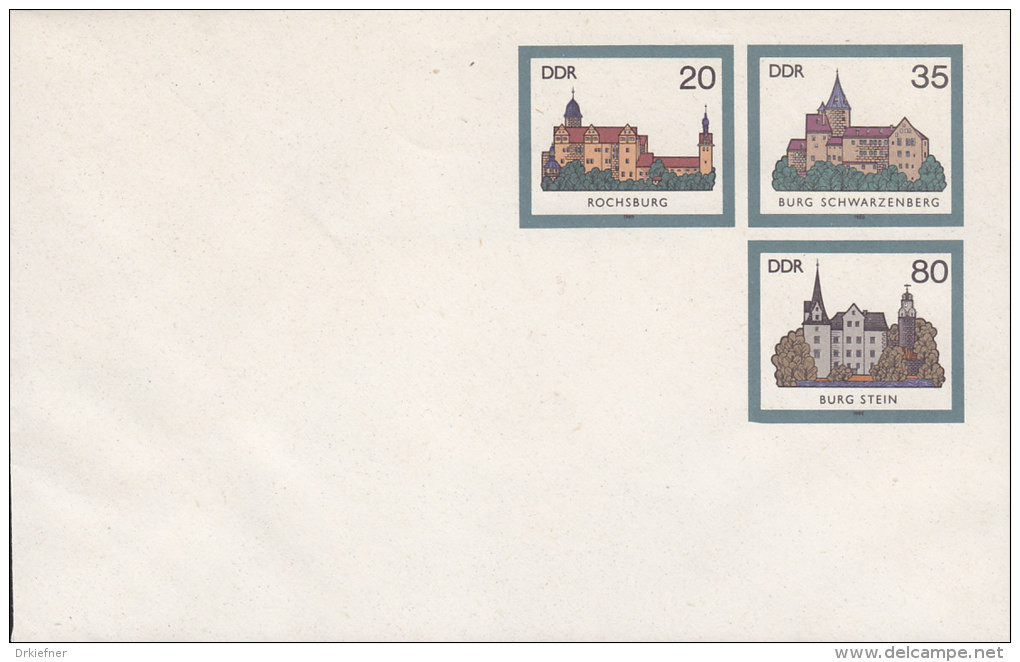 DDR  U 2, Postfrisch, Burgen 1985 - Buste - Nuovi