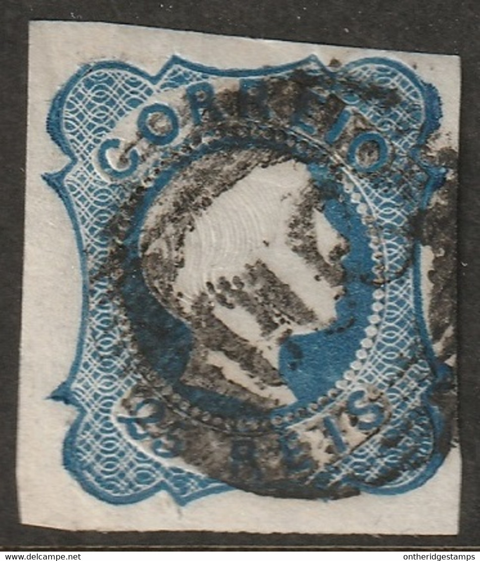 Portugal 1855 Sc 6a Mi 6 II Yt 6a Used Pinhole - Used Stamps